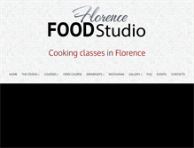 Tablet Screenshot of florencefoodstudio.com